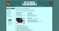 Desktop Screenshot of dr-matthesen.de